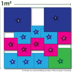 Zon tot halfschaduwborder groenblijvende border