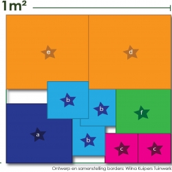 Zon tot halfschaduwborder kleurrijke struikjesborder