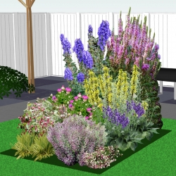 Exclusieve border wilde planten